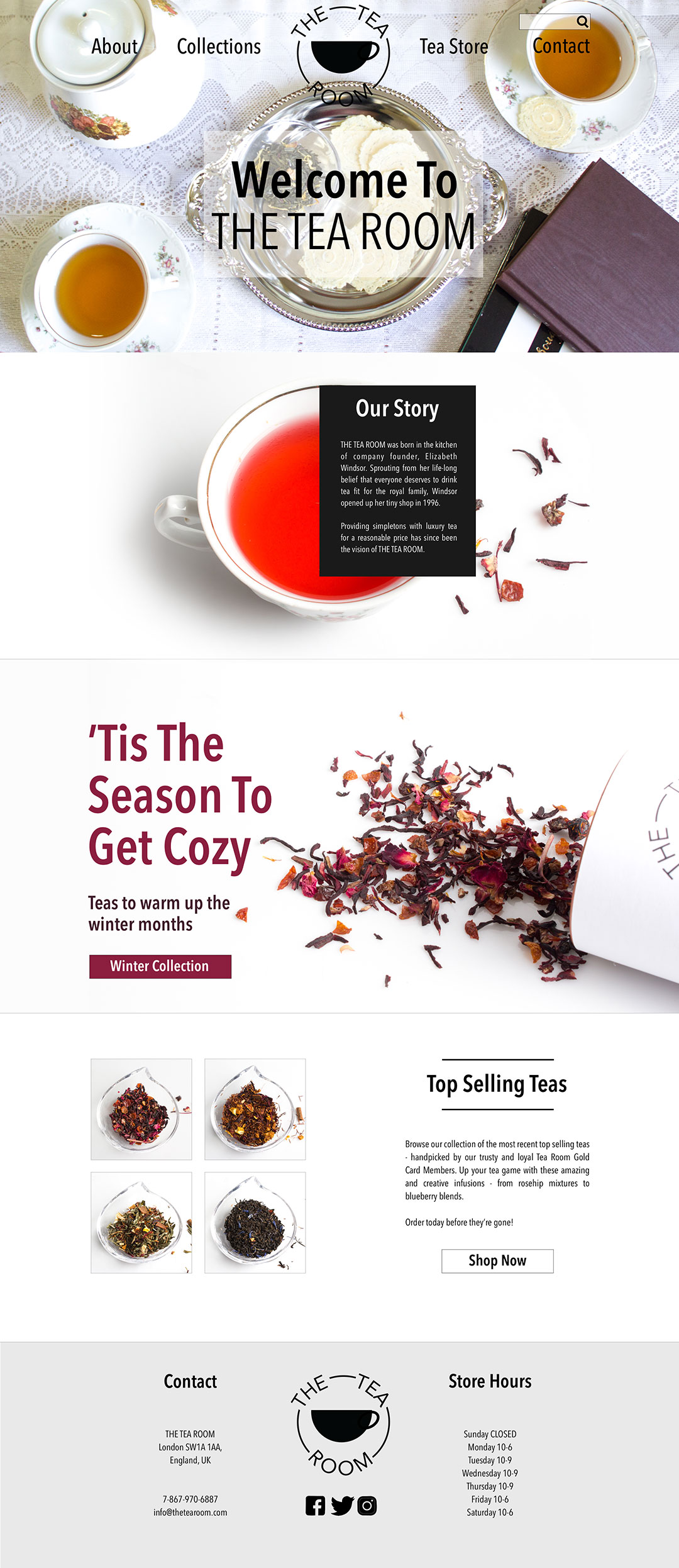 The Tea Room Home Page