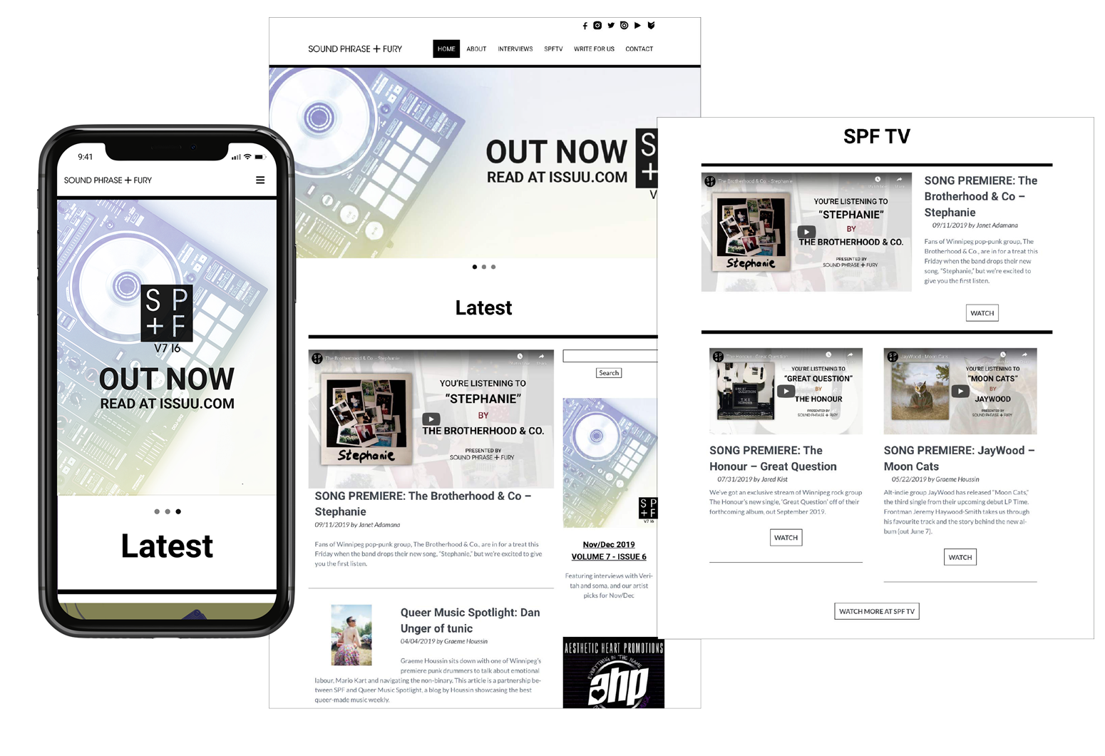 Big Fun Music Festival, Responsive Design