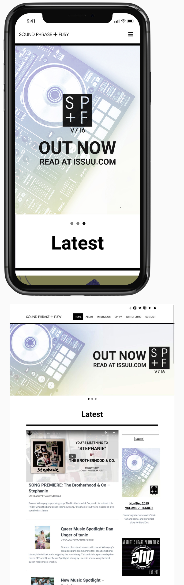 Big Fun Music Festival, Responsive Design